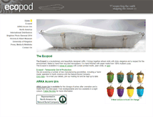 Tablet Screenshot of ecopod.co.uk